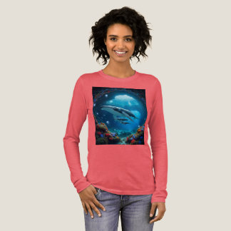 Whale T-shirt. Tri-Blend Shirt