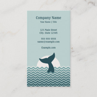 Whale Tail Business Card
