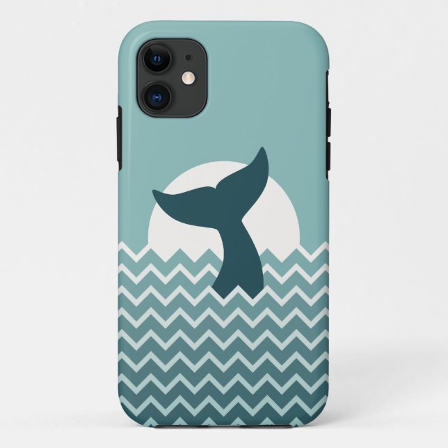 Whale Tail Case-Mate iPhone Case (Back)