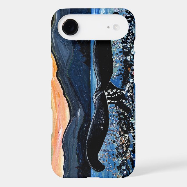 Whale Tail Case-Mate iPhone Case (Back)