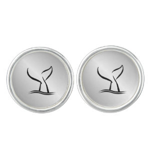 Whale Tail Cufflinks