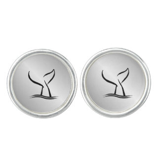 Whale Tail Cufflinks