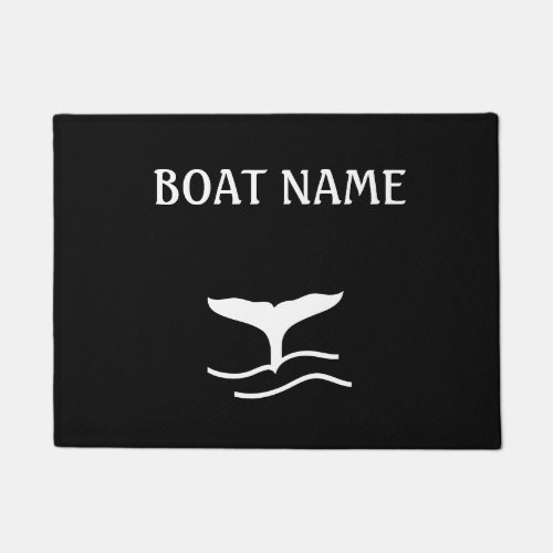 Whale Tail Custom Dock Mat