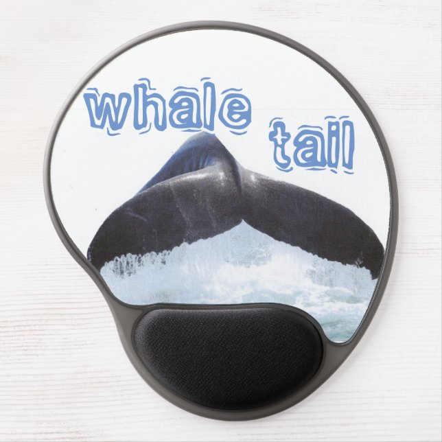 whale tail gel mouse pad (Front)