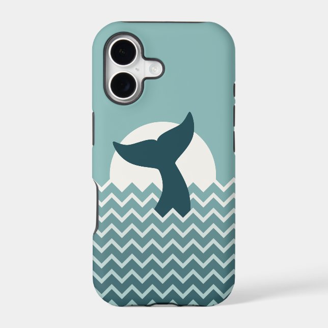 Whale Tail Iphone Case (Back)