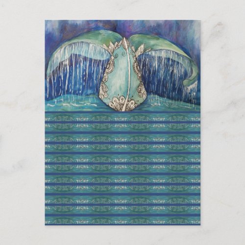 whale tail light switch cover holiday postcard