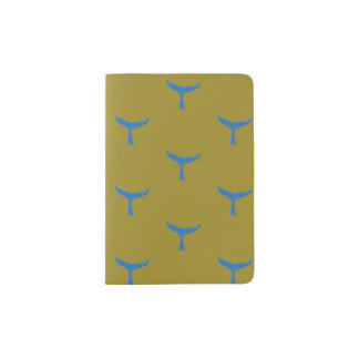 Whale tail passport holder