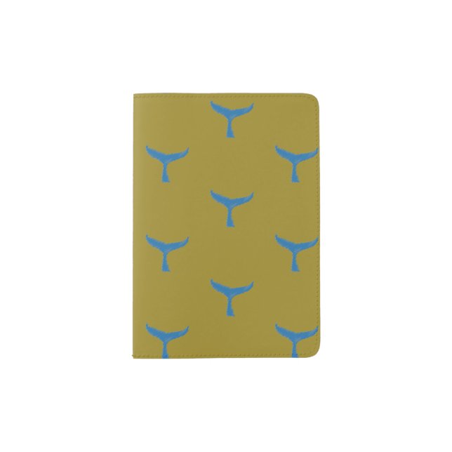 Whale tail passport holder (Front)
