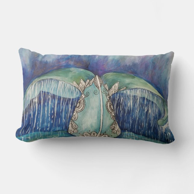 Whale tail pillow (Front)