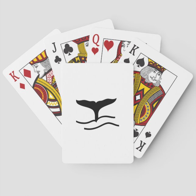Whale Tail Poker Cards (Back)