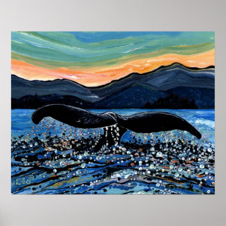 Whale Tail Poster