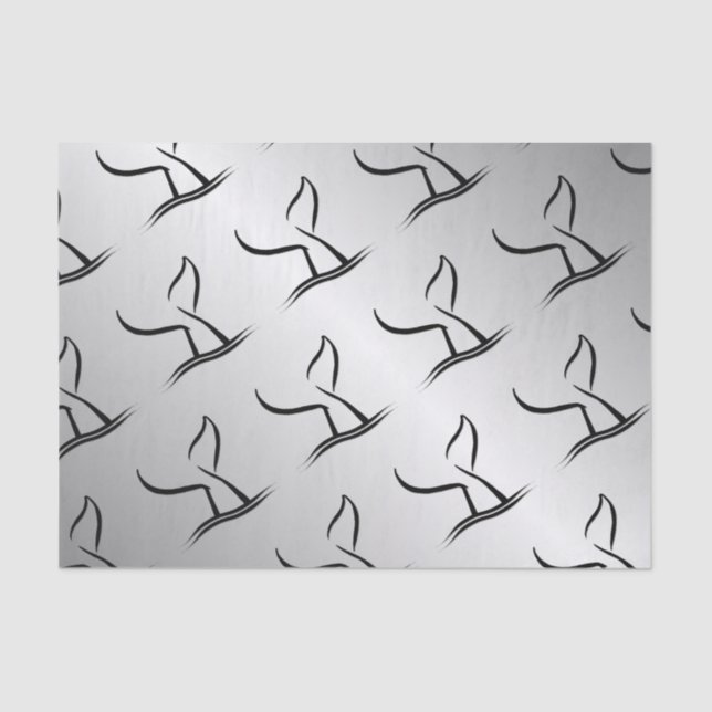 Whale Tail Tissue Paper (Front)