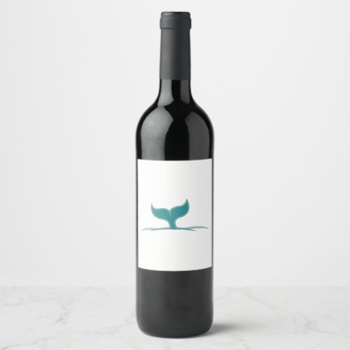 Whale Tail Wine Label