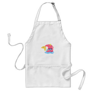 Whale tale adult apron