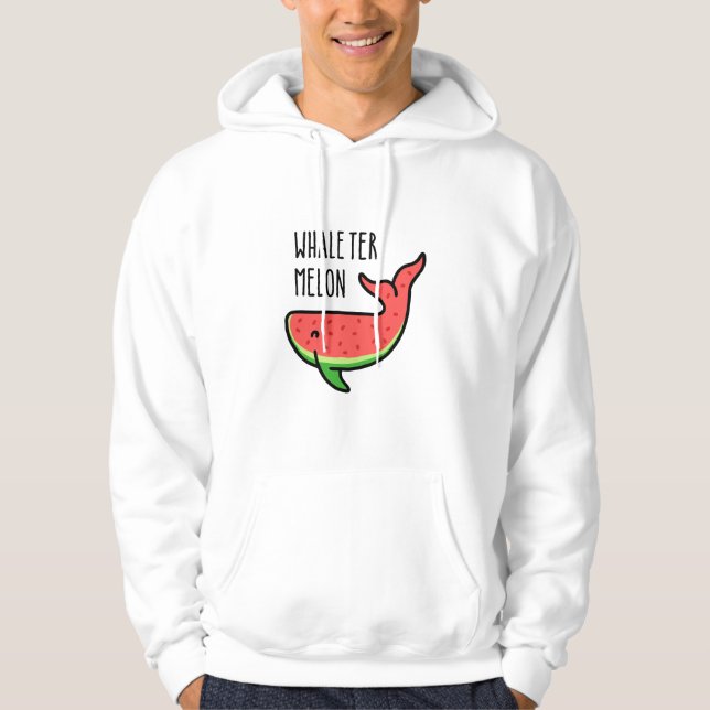 Whale termelon hoodie (Front)