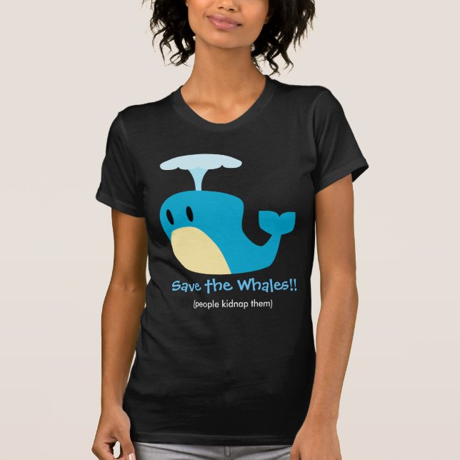 Whale Text Shirt (Front)