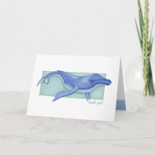 Whale Thank You Card