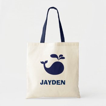 Whale Tote by ISA_MILA at Zazzle