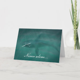 Whale Under Boat: Never Alone at Sea Card