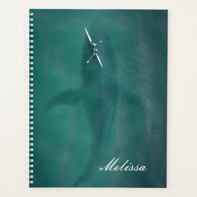 Whale Under Boat: Never Alone at Sea Planner (Front)