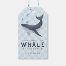 Whale Under The Sea Ocean Thank You Favor