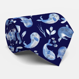 Whale Underwater Life Necktie