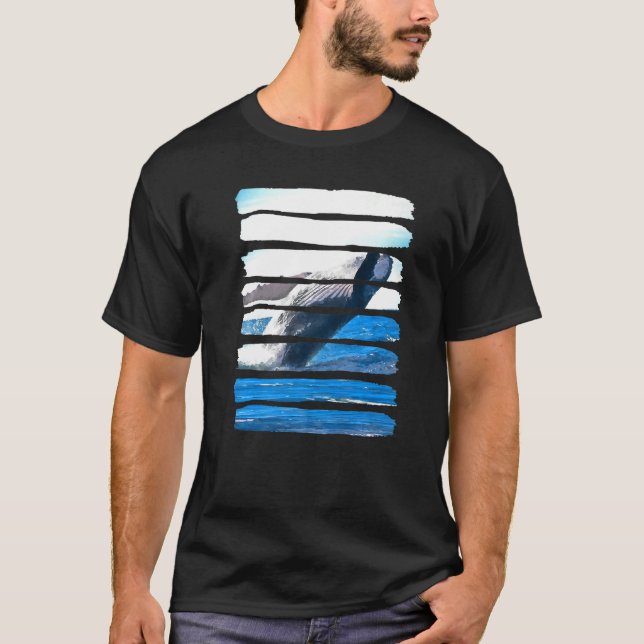Whale Underwater Ocean Sea Nature Animal Leisure F T-Shirt (Front)
