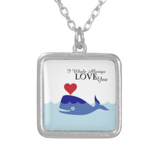 Whale Valentine's Day Necklace