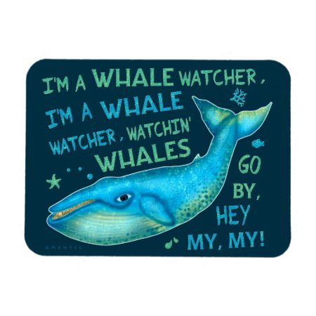 Whale Watching Family Vacation Cruise Trip Funny Magnet