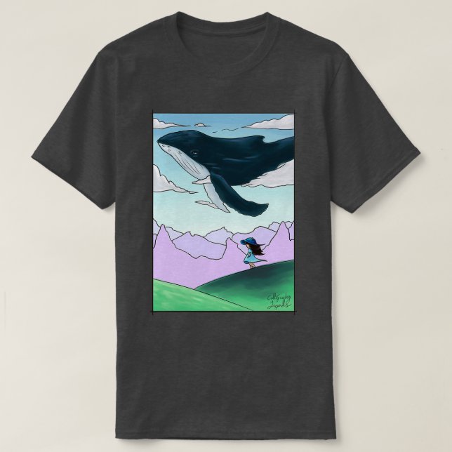 Whale Watching T-Shirt (Design Front)