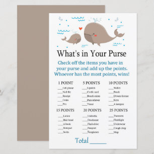 Whale What's in your purse game