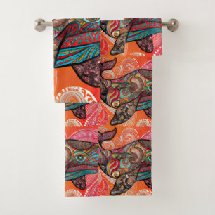 Whale Wow Bath Towel Set