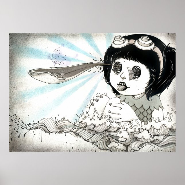 "Whale" Yan Wei | 闫威 Poster (Front)