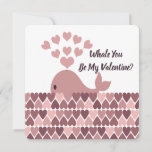 Whale You Be My Valentine Holiday Card