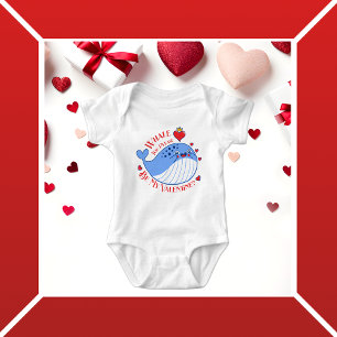Whale You Please be My Valentine? Baby Bodysuit