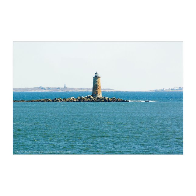 Whaleback Lighthouse Acrylic Print (Front)