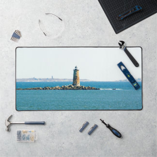 Whaleback Lighthouse Desk Mat