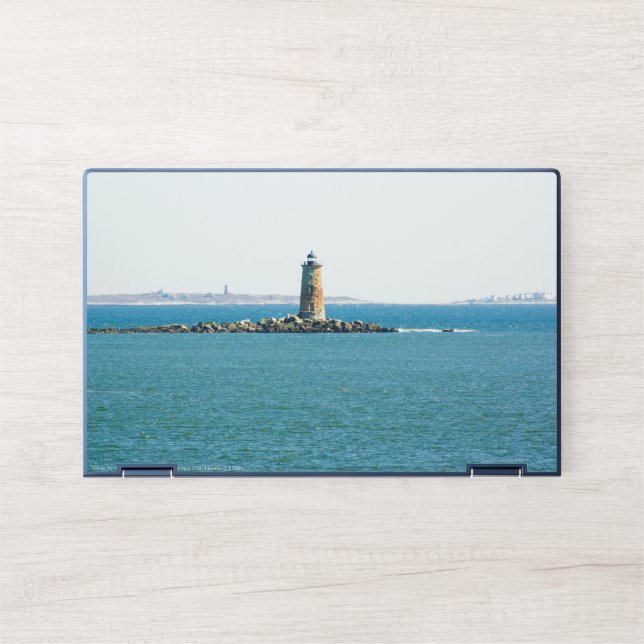 Whaleback Lighthouse HP Laptop Skin (Front)