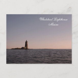 Whaleback Lighthouse, Maine Postcard