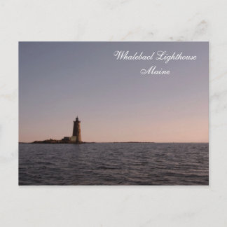Whaleback Lighthouse, Maine  Postcard