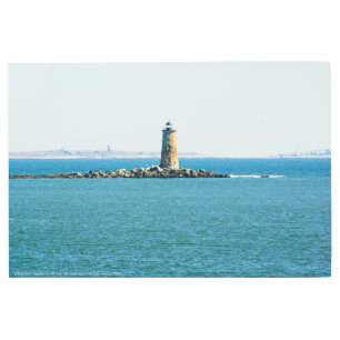 Whaleback Lighthouse Metal Print