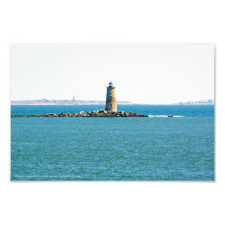 Whaleback Lighthouse Photo Enlargement Print
