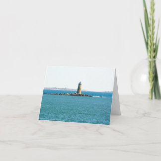 Whaleback Lighthouse Thank You Card