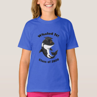 Whaled It Class of 2020 Cute Orca Killer Whale T-Shirt