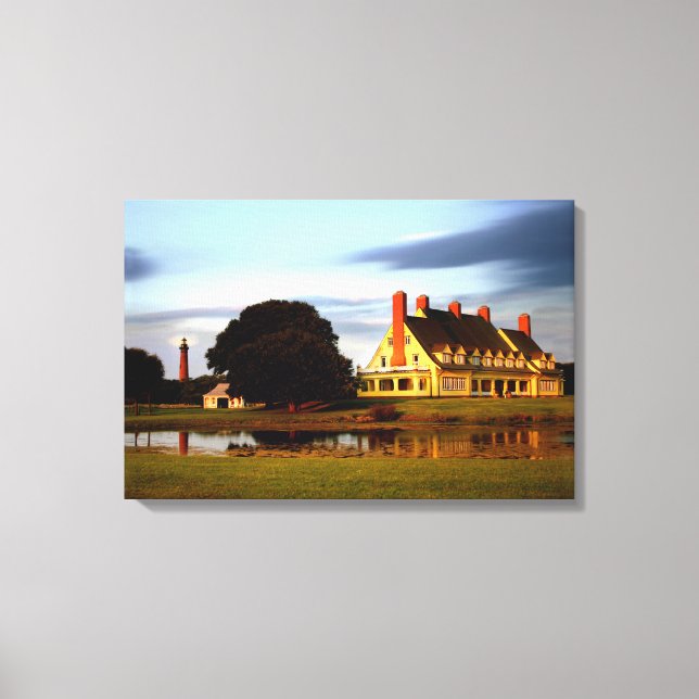 Whalehead Light Canvas Print (Front)