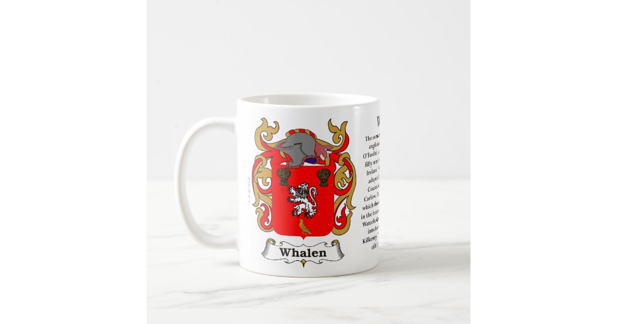 Whalen Family Coat of Arms Mug | Zazzle