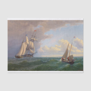 Whaler off the Vineyard, Outward Bound Tissue Paper