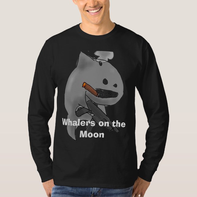 Whalers on the Moon long black t-shirt (Front)