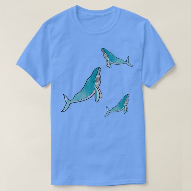 Whales 12 T-Shirt (Design Front)