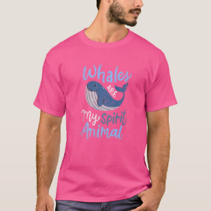 Whales Are My Spirit Animal Vintage T-Shirt